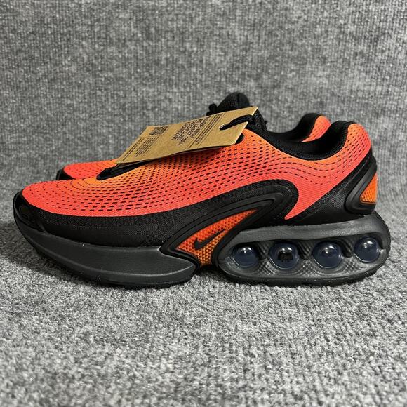 Nike Air Max Dn Shoes Mens Size 6.5 Orange Black Mesh Running Sneaker IB4505-803 - Picture 3 of 9
